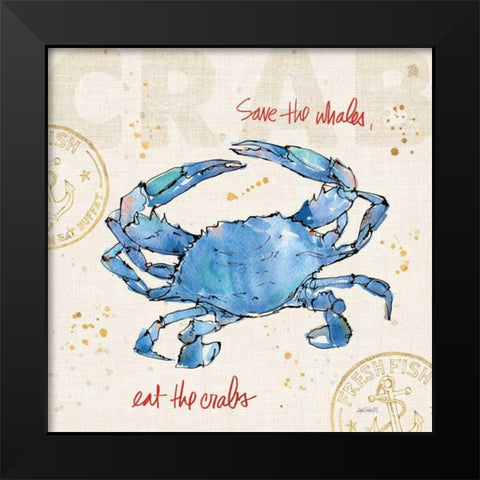 Coastal Catch II Black Modern Wood Framed Art Print by Tavoletti, Anne