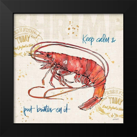 Coastal Catch IV Black Modern Wood Framed Art Print by Tavoletti, Anne