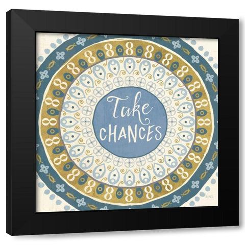 By the Shore XVI Black Modern Wood Framed Art Print with Double Matting by Charron, Veronique