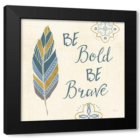 By the Shore XVIII Black Modern Wood Framed Art Print with Double Matting by Charron, Veronique
