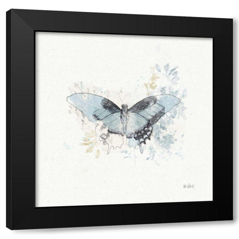 Floresta IV Black Modern Wood Framed Art Print with Double Matting by Pertiet, Katie