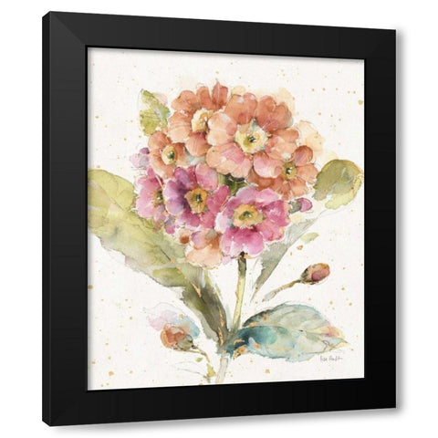 Country Bloom III Black Modern Wood Framed Art Print with Double Matting by Audit, Lisa
