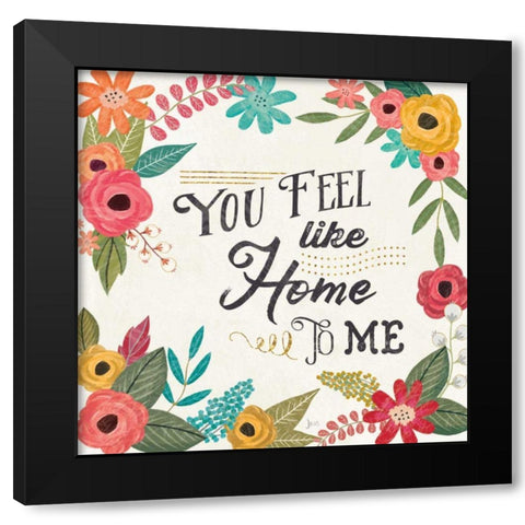 Travel Blossoms III Light Black Modern Wood Framed Art Print with Double Matting by Aiken, Jess