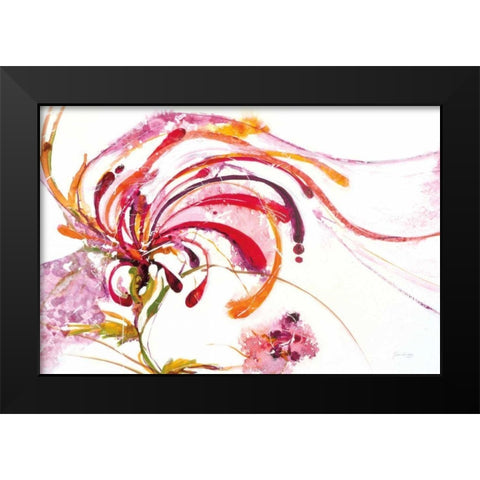 Moving and Shaking Bright on White Black Modern Wood Framed Art Print by Griggs, Jan