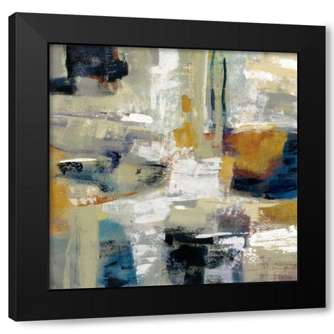 Full Moon I with White Black Modern Wood Framed Art Print with Double Matting by Vassileva, Silvia