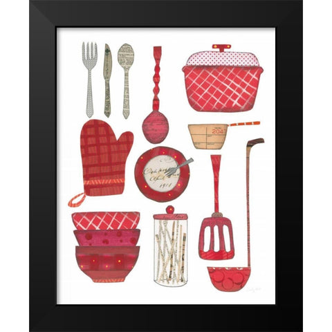 Cook Kitchen II Black Modern Wood Framed Art Print by Prahl, Courtney