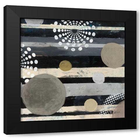 Harmony I Archroma Black Modern Wood Framed Art Print by Warrick, Cheryl