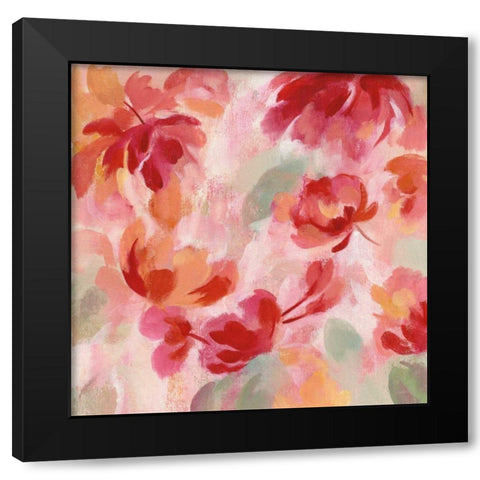 Spring Galore III Black Modern Wood Framed Art Print by Vassileva, Silvia