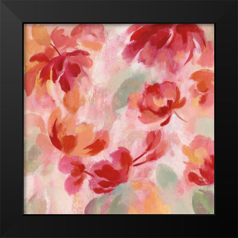 Spring Galore III Black Modern Wood Framed Art Print by Vassileva, Silvia