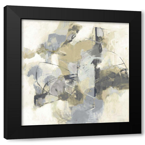 Skyline I Archroma Black Modern Wood Framed Art Print by Anderson, CJ