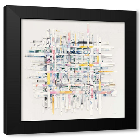New Morning Black Modern Wood Framed Art Print by Schick, Mike