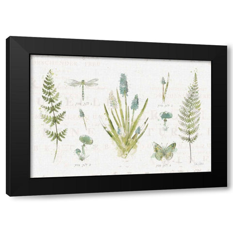 In the Forest I Crop Black Modern Wood Framed Art Print by Pertiet, Katie