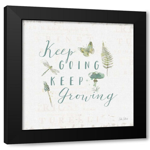 In the Forest V Black Modern Wood Framed Art Print by Pertiet, Katie