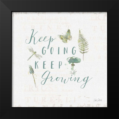 In the Forest V Black Modern Wood Framed Art Print by Pertiet, Katie