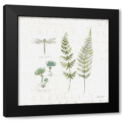 In the Forest VI Black Modern Wood Framed Art Print with Double Matting by Pertiet, Katie