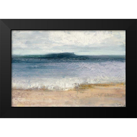 Indigo Isle Black Modern Wood Framed Art Print by Purinton, Julia