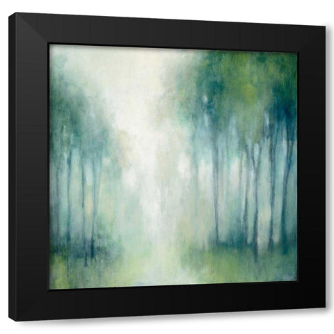 Walk in the Woods Black Modern Wood Framed Art Print by Purinton, Julia