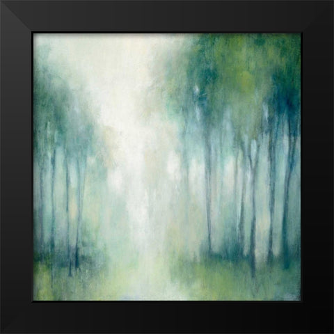 Walk in the Woods Black Modern Wood Framed Art Print by Purinton, Julia