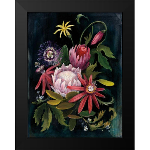 Flower Show II Black Modern Wood Framed Art Print by Purinton, Julia