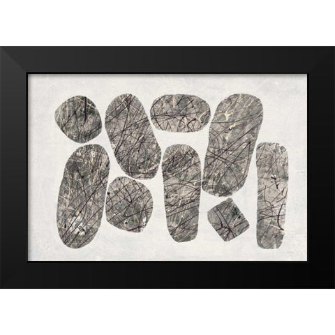 Ballinglen Warm Crop Black Modern Wood Framed Art Print by Rhue, Piper