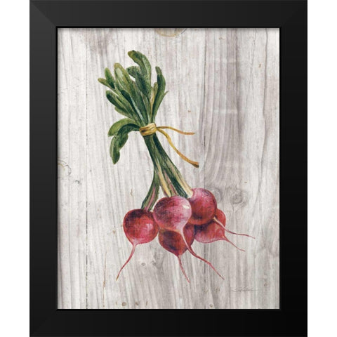Market Vegetables III Black Modern Wood Framed Art Print by Vassileva, Silvia