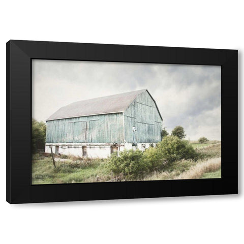 Late Summer Barn I Crop Black Modern Wood Framed Art Print with Double Matting by Urquhart, Elizabeth