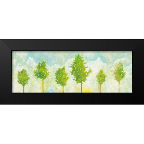 Golden Hour V Black Modern Wood Framed Art Print by Averinos, Melissa