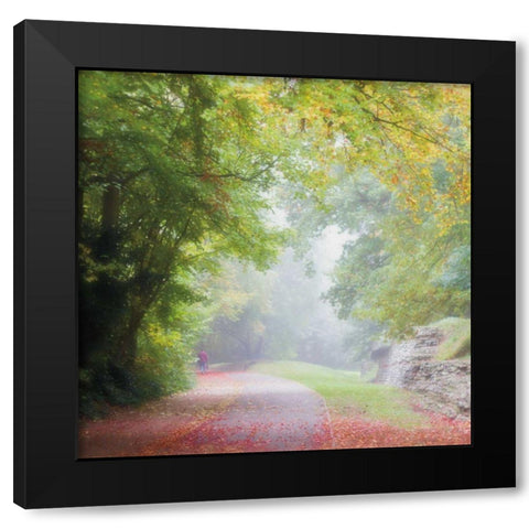 Into the Light Black Modern Wood Framed Art Print by Bevan, Keri