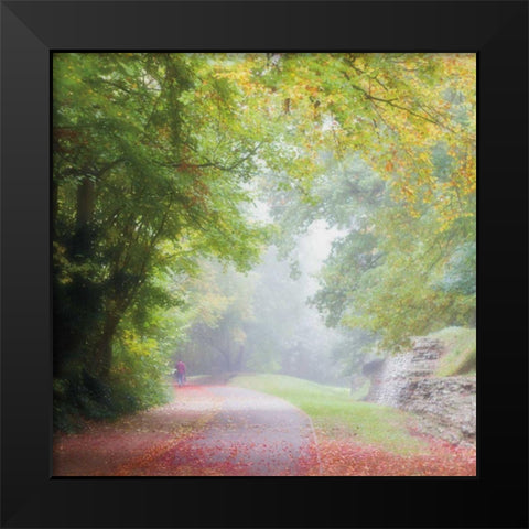Into the Light Black Modern Wood Framed Art Print by Bevan, Keri