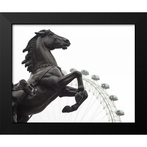 London Eye I Black Modern Wood Framed Art Print by Bevan, Keri