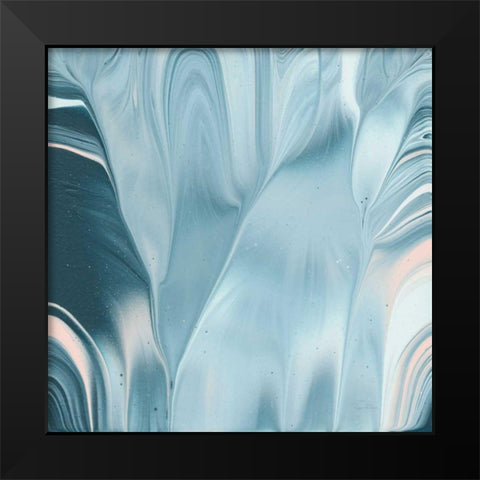 Flowing Water II Black Modern Wood Framed Art Print by Rhue, Piper