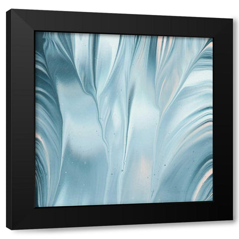 Flowing Water III Black Modern Wood Framed Art Print with Double Matting by Rhue, Piper