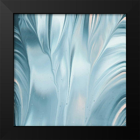 Flowing Water III Black Modern Wood Framed Art Print by Rhue, Piper
