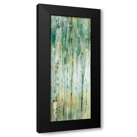 The Forest VIII with Teal Black Modern Wood Framed Art Print with Double Matting by Audit, Lisa