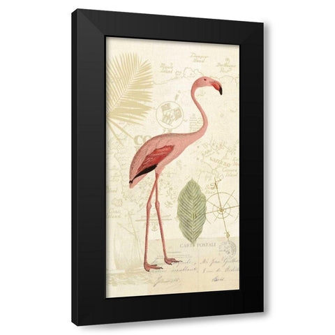Floridian I Panel Black Modern Wood Framed Art Print with Double Matting by Pertiet, Katie