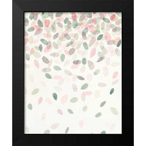 Spring Cascade I Black Modern Wood Framed Art Print by Marshall, Laura