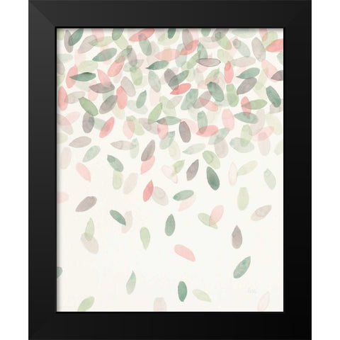 Spring Cascade II Black Modern Wood Framed Art Print by Marshall, Laura