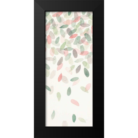 Spring Cascade IV Black Modern Wood Framed Art Print by Marshall, Laura