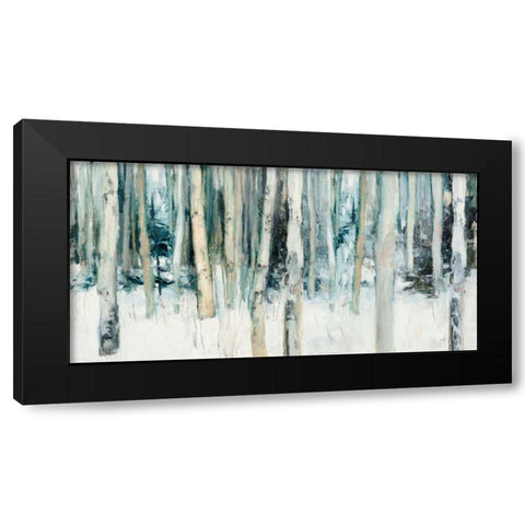 Winter Woods III Black Modern Wood Framed Art Print with Double Matting by Purinton, Julia