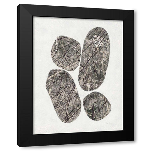 Ballinglen Warm II v2 Black Modern Wood Framed Art Print with Double Matting by Rhue, Piper