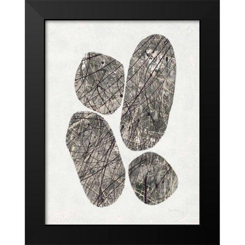 Ballinglen Warm II v2 Black Modern Wood Framed Art Print by Rhue, Piper