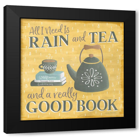 Smitten With Spring VII Black Modern Wood Framed Art Print by Marshall, Laura