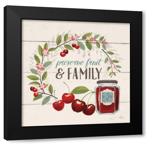 Sweet Life III Black Modern Wood Framed Art Print with Double Matting by Penner, Janelle