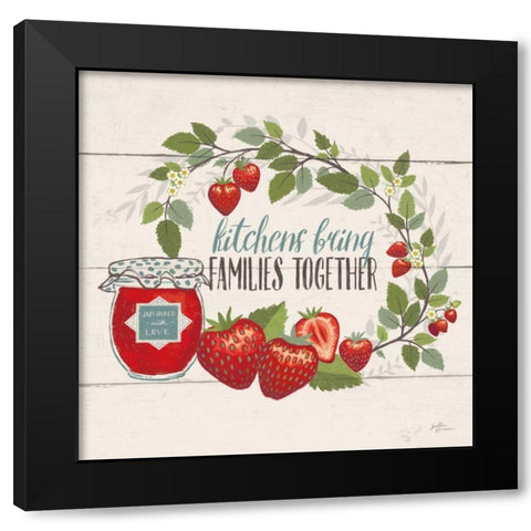 Sweet Life IV Black Modern Wood Framed Art Print with Double Matting by Penner, Janelle