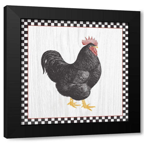 Home to Roost III Black Modern Wood Framed Art Print with Double Matting by Wild Apple Portfolio