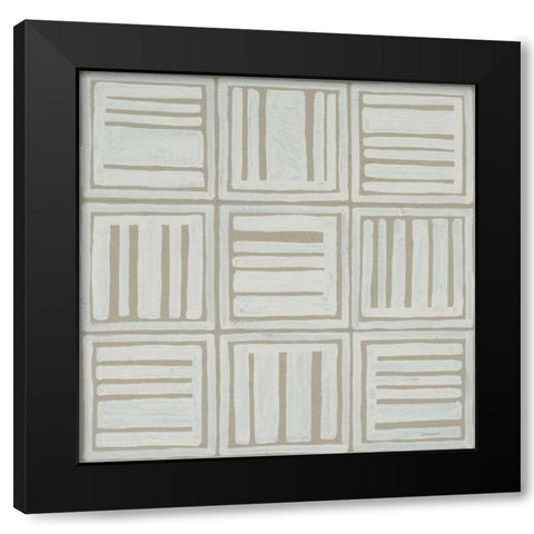 Bambala I Black Modern Wood Framed Art Print with Double Matting by Lovell, Kathrine