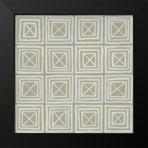 Bambala II Black Modern Wood Framed Art Print by Lovell, Kathrine