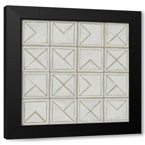 Bambala III Black Modern Wood Framed Art Print by Lovell, Kathrine