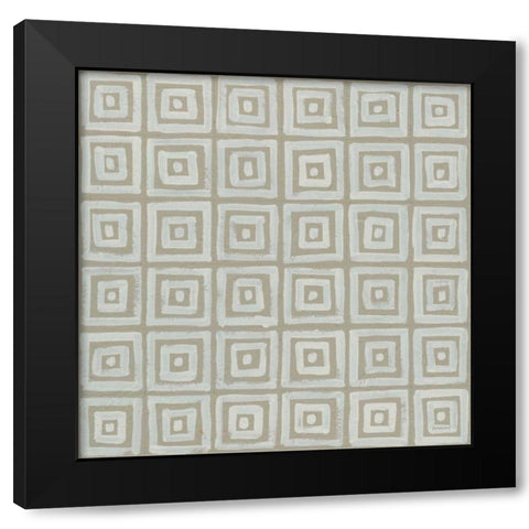 Bambala V Black Modern Wood Framed Art Print by Lovell, Kathrine