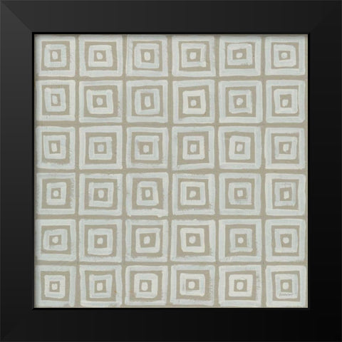 Bambala V Black Modern Wood Framed Art Print by Lovell, Kathrine